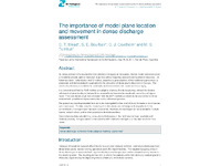 [thumbnail of HRPP519-Importance_of_model_plane_location_and_movement_in_dense_discharge.pdf]